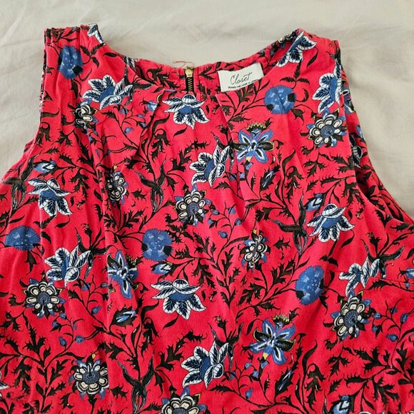 Plus Size ModCloth Red Floral A-Line Dress - Picture 6 of 15